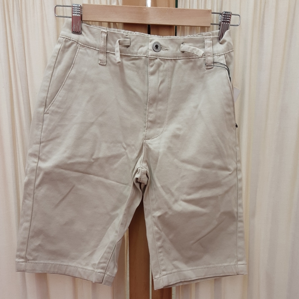 AG Adriano Goldschmied Kids The Finn Boys Beige Shorts Size 14
